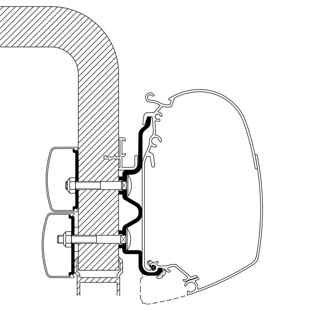 Thule Hymer Camp Adapter <2011 350