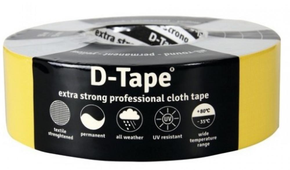 Deltafix Delta 1 tape permanent 50m x 50mm Geel