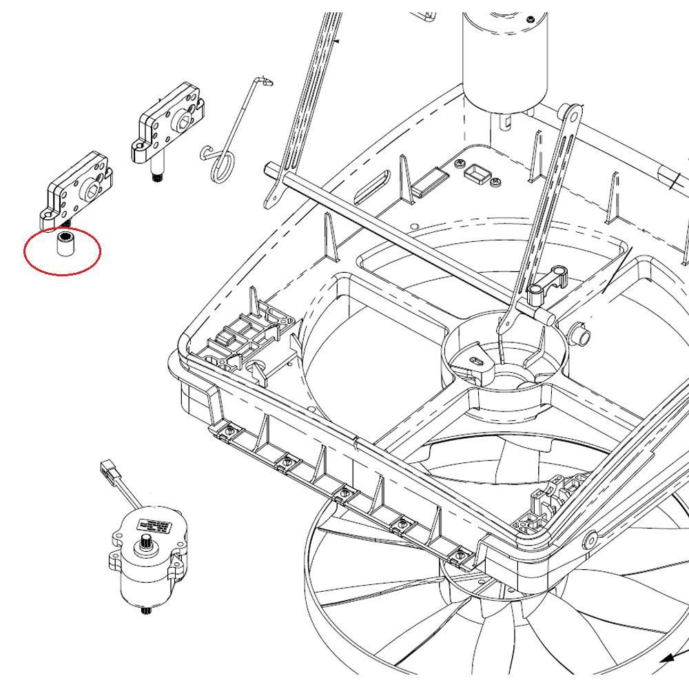 MaxxFan Motor Opvulbus