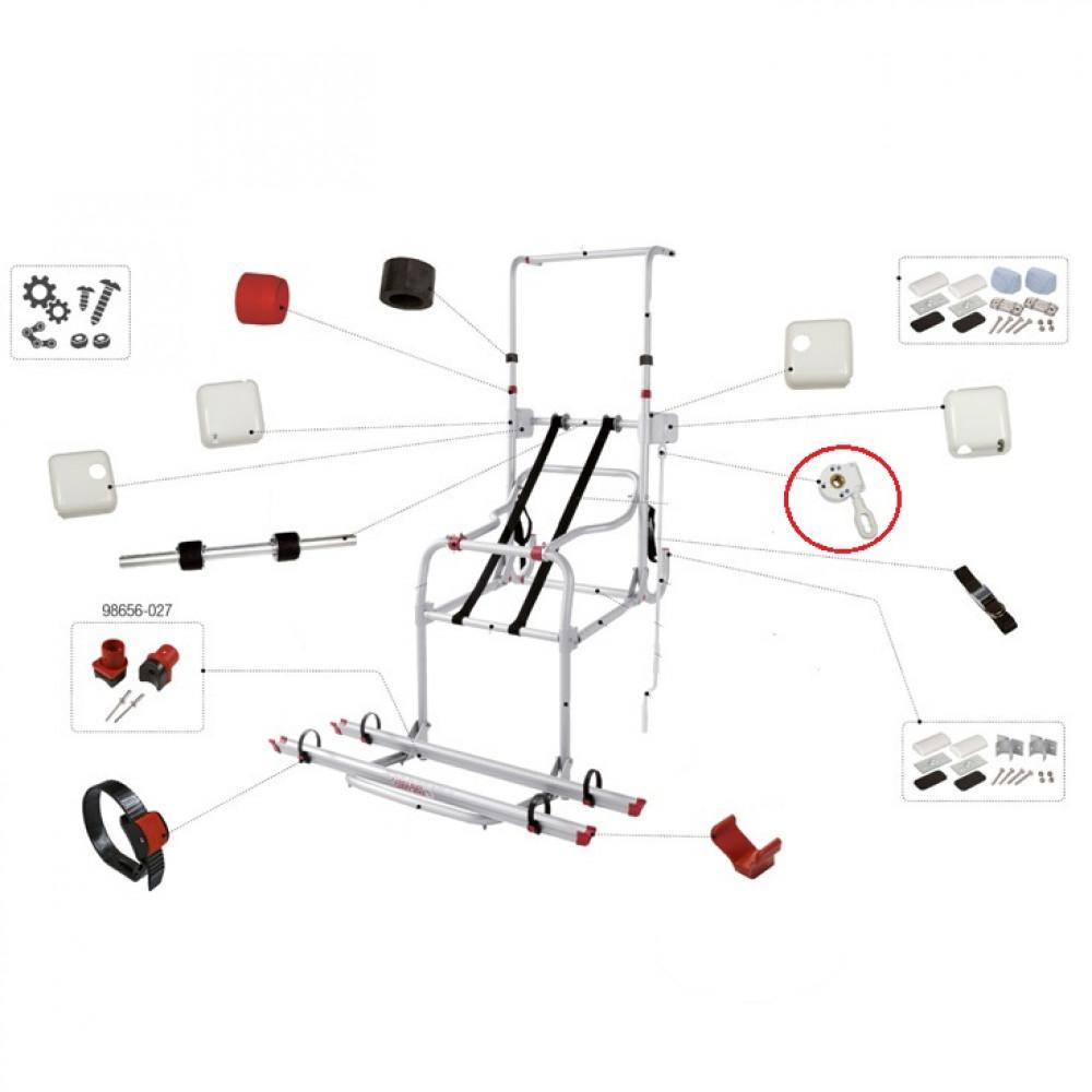 Fiamma Carry-Bike Lift 77 Opdraaimechanisme