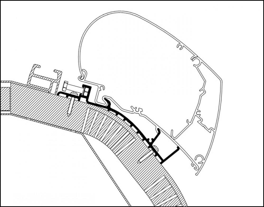 Thule Carthago C-Line Adapter >2014 400