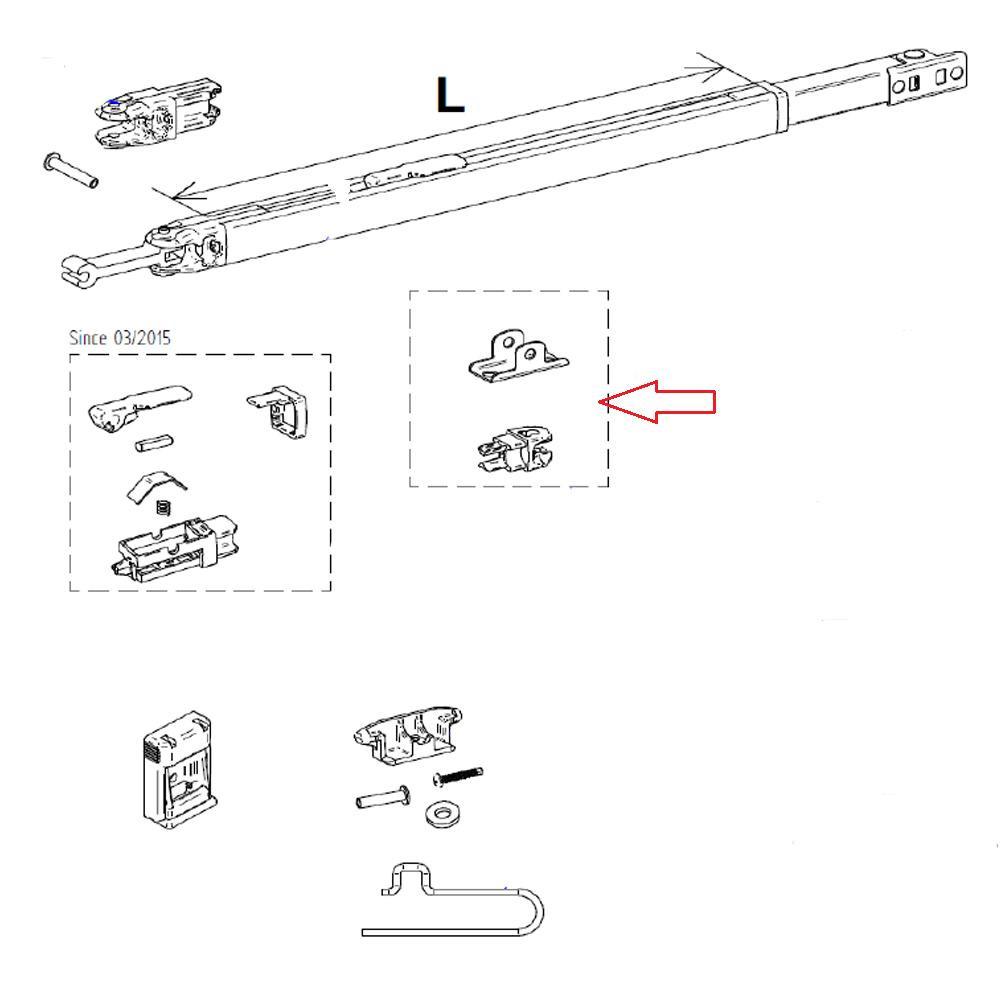 Thule Staander Voetje V2 2stuks