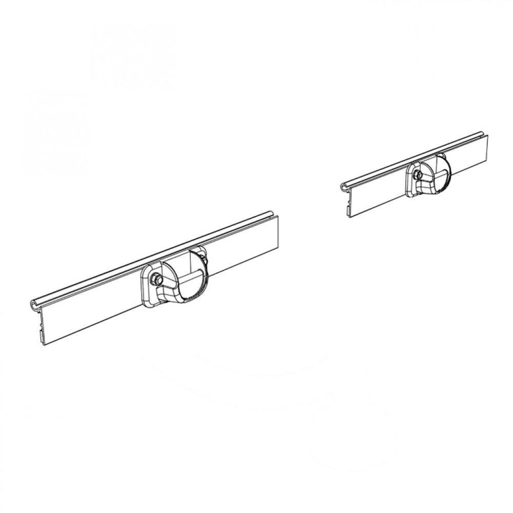 Thule Mounting Rail voor Caravan Rail 2x16cm 10st.