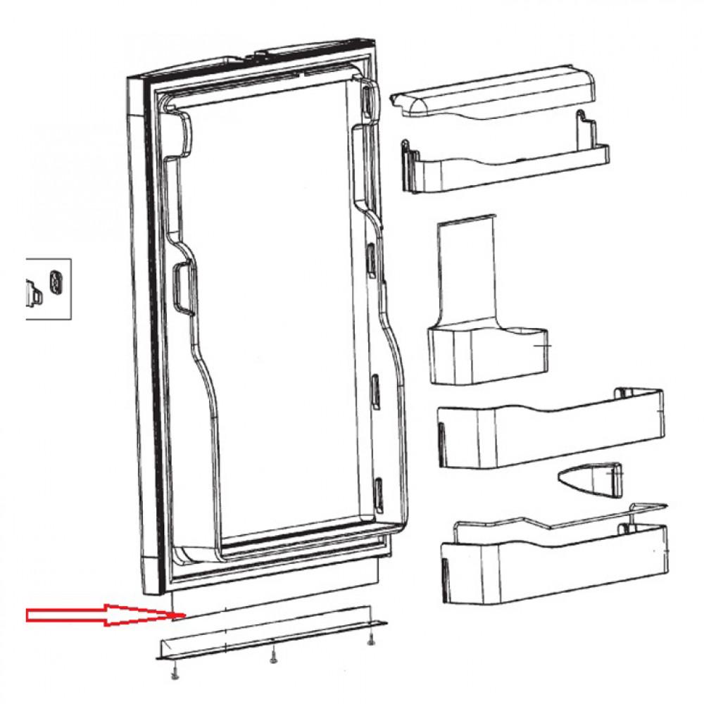 Dometic RM7851L Decoratieplaat Zilver 2,0x500x868