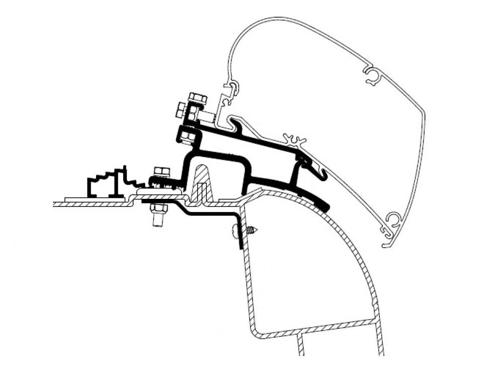 Thule Renault Master/Opel Movano Adapter 1998-2010