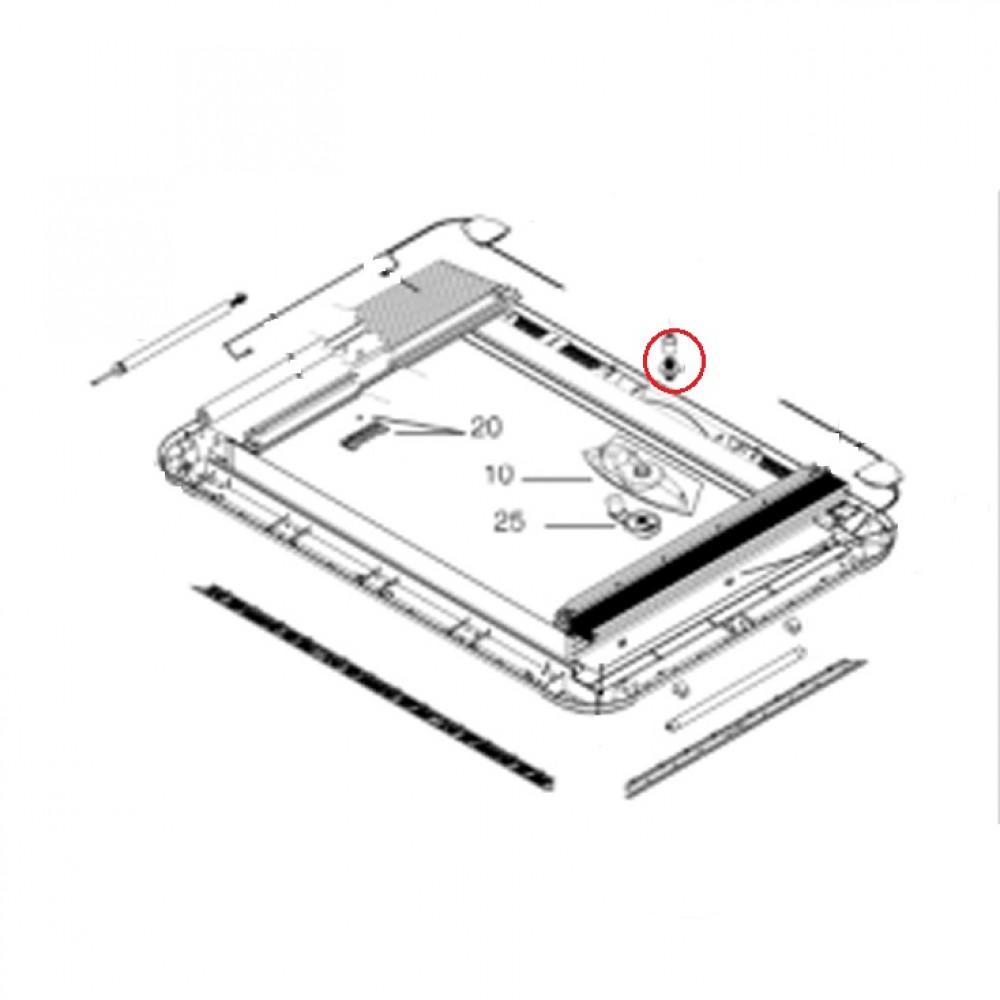 Dometic Heki 3 aandrijfasje BG 1266