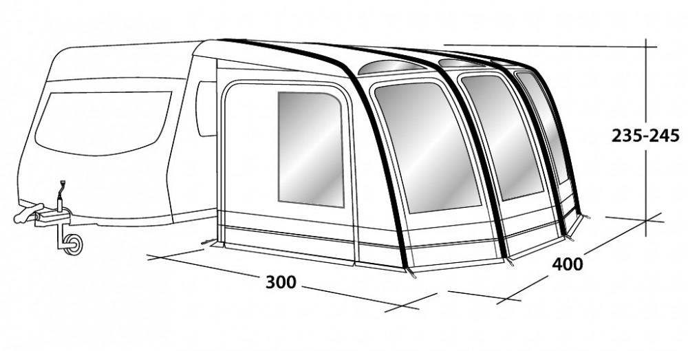 Outwell Mirage 400SA Caravanvoortent