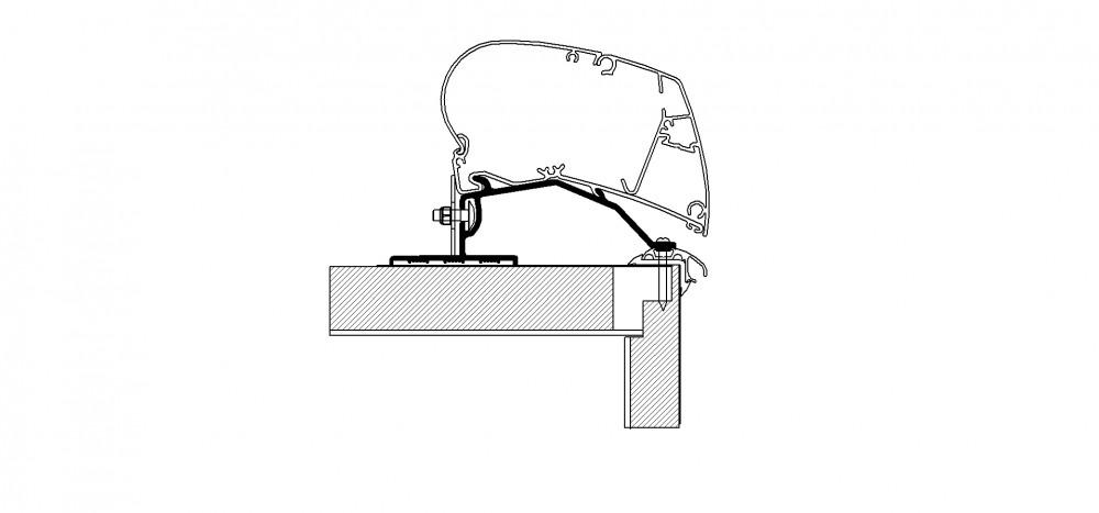 Thule Caravan Roof Adapter 425