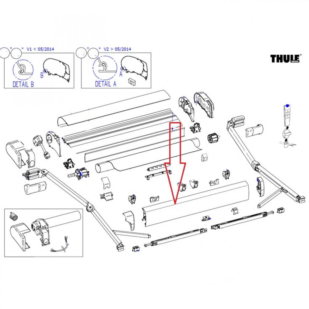 Thule Lead Rail 9200 4.50 Wit