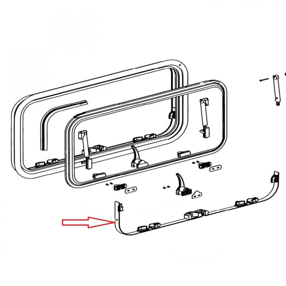 Dometic S7 Raaminlegbies > 2001 130x60