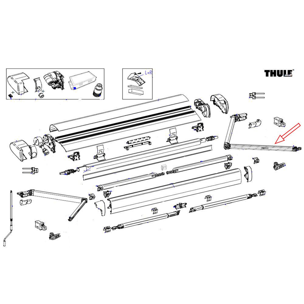 Thule 6300 Knikarm Rechts 3.00-5.00