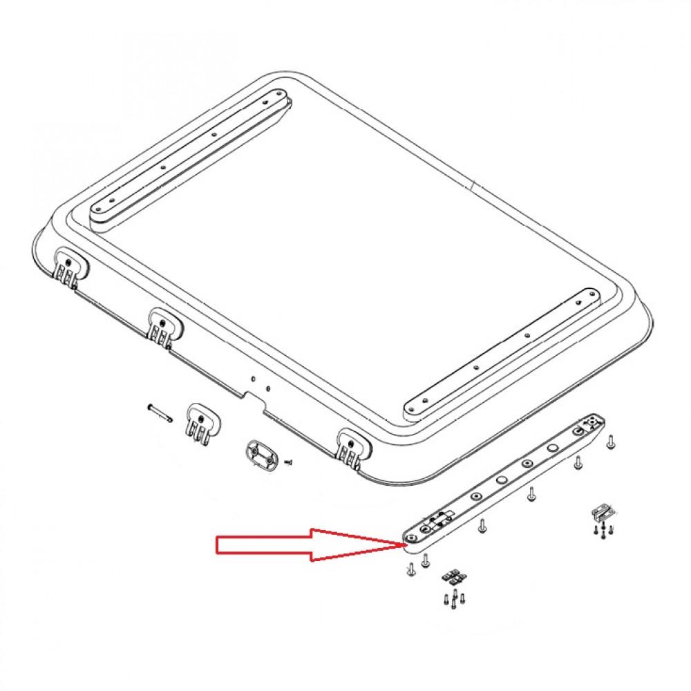 Dometic Heki 3 adapter rail+montagedelen 15-20