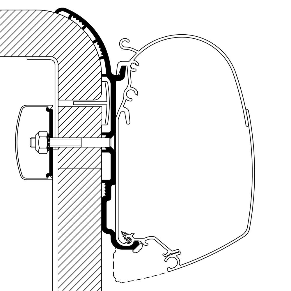 Thule Bürstner Adapter