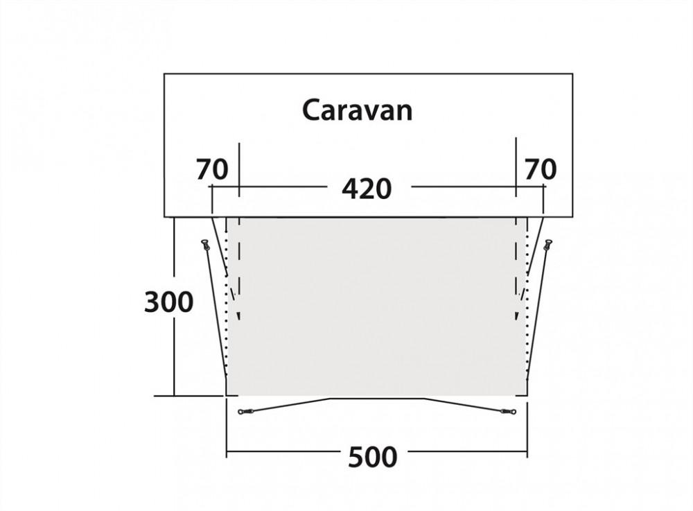 Outwell Caravanvoortent Tide 500SA