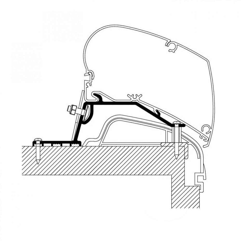 Thule Hobby Premium/Ontour Roof Adapter