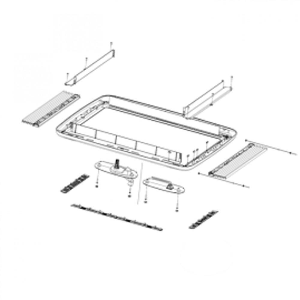 Dometic Midi Heki Binnenkader Compleet Beugelversie