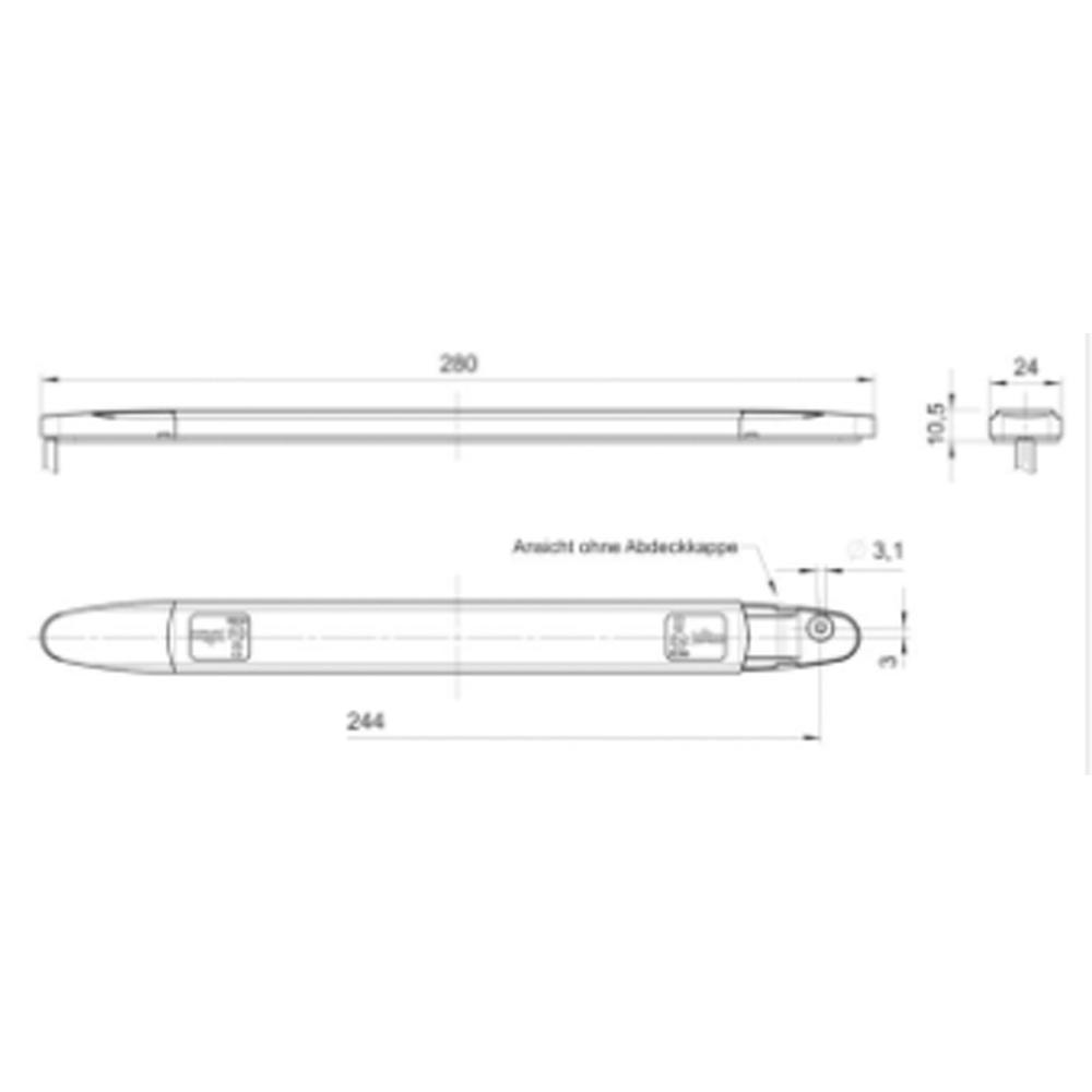 Jokon Derde Remlicht ZHBL28 12 LEDs Rood