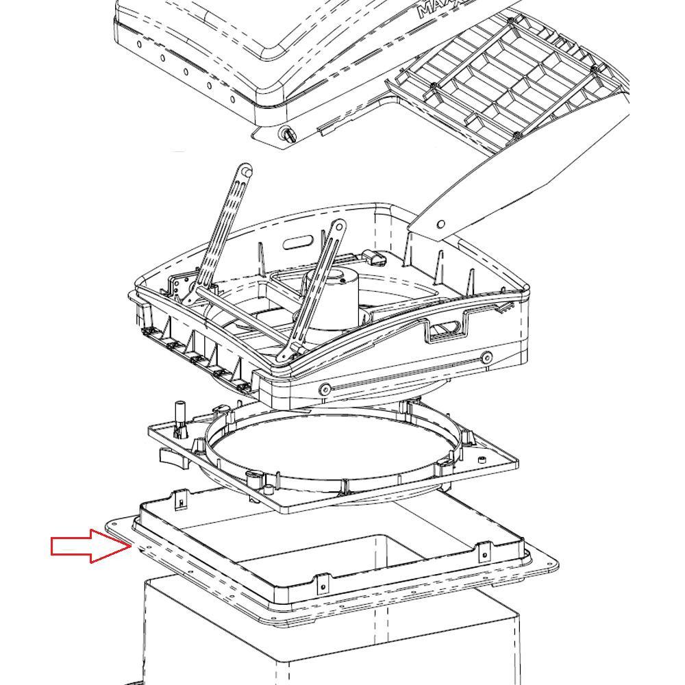 MaxxFan Binnenkader 40x40