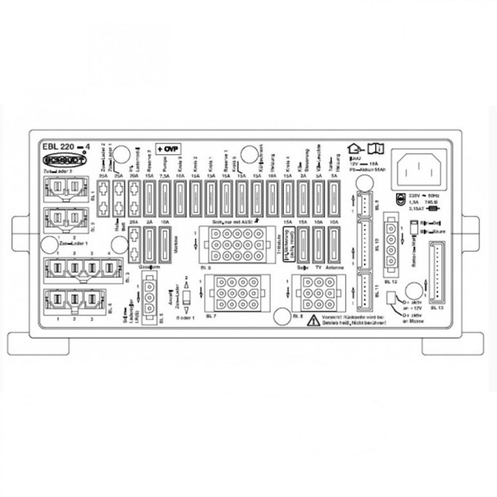 Schaudt Elektroblok EBL 220-4 A