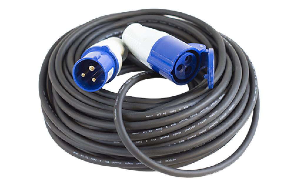 Vechline Verloopkabel 3x1,5mm² CEE-CEE Contra 25m