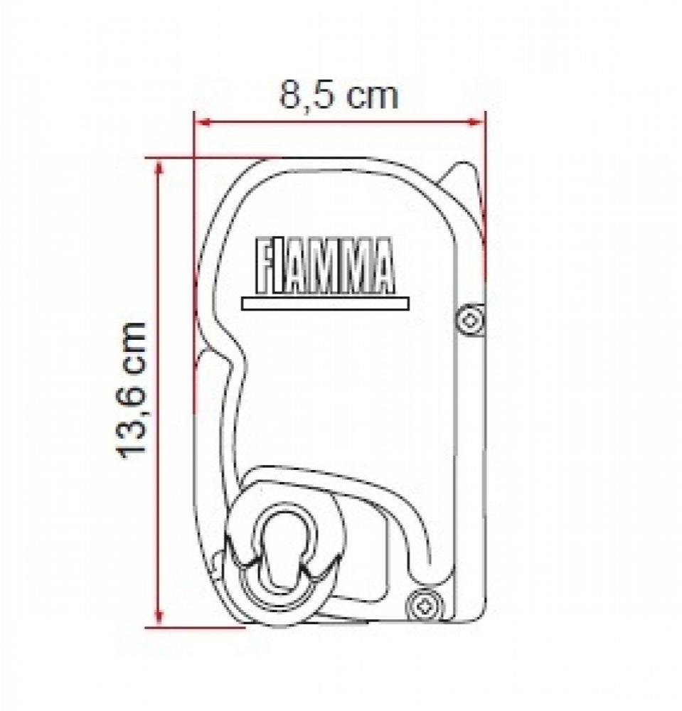 Fiamma F45S 350 Titanium-Royal Grey