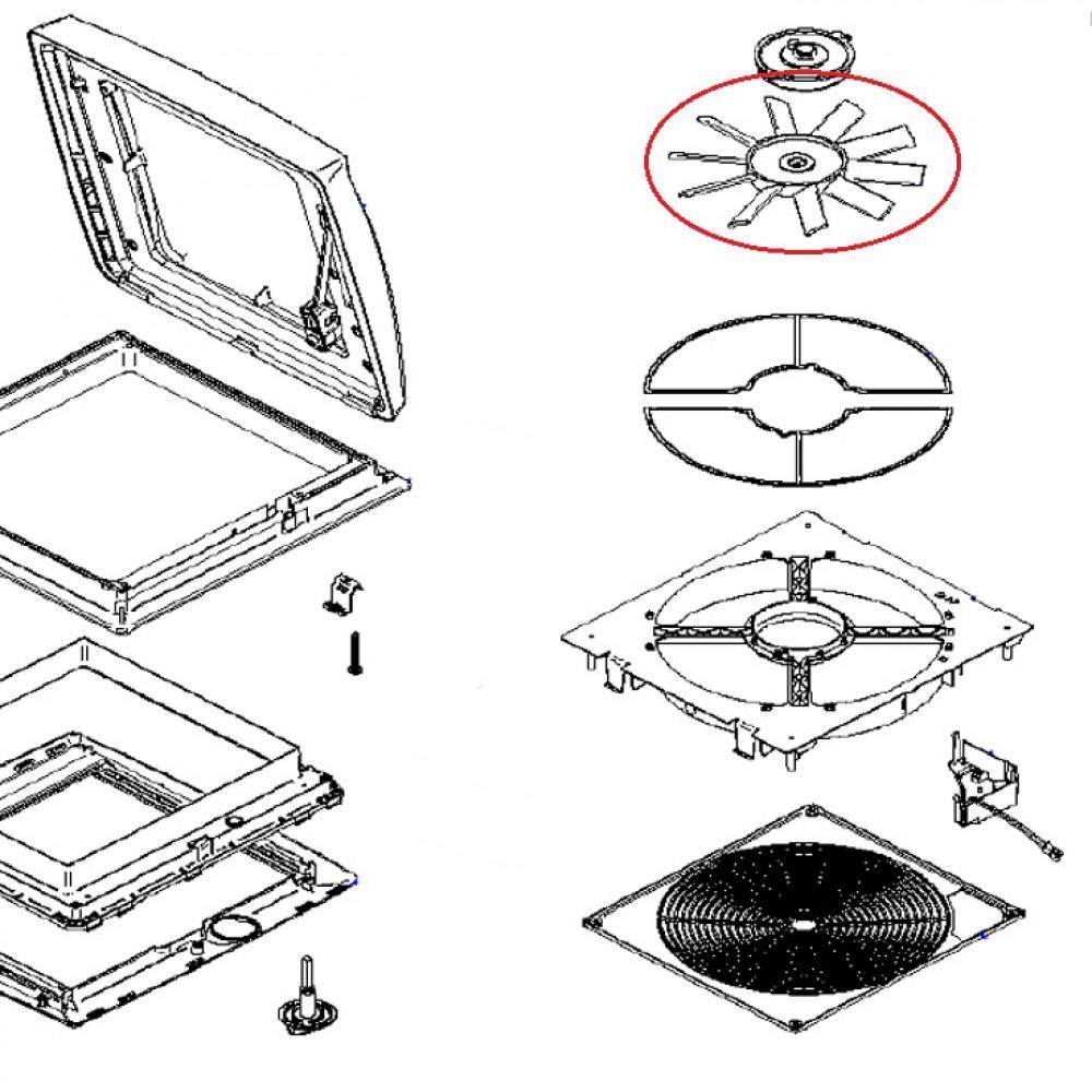 Thule Vent Motor + Fan Blade Ventilator