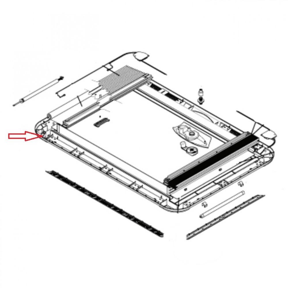 Dometic Heki 3/4 Plus Binnenkader Crèmewit