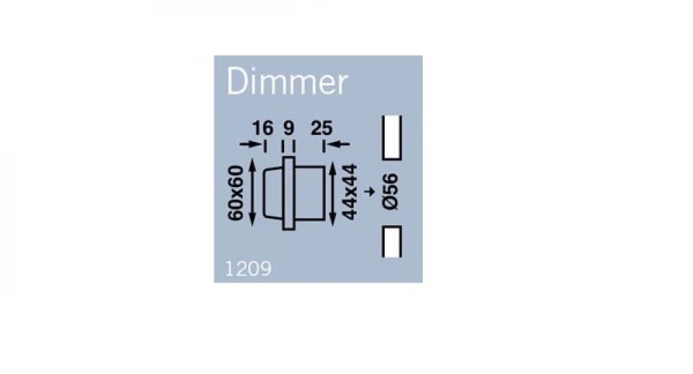 Frilight LED Dimmer Mat Zilver 12V 2A/24W