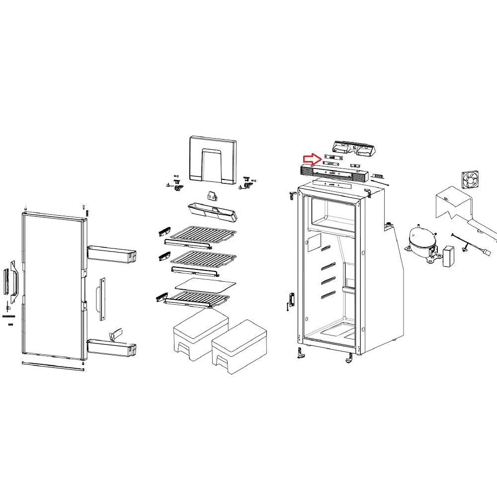 Thetford Controle Paneel T2090