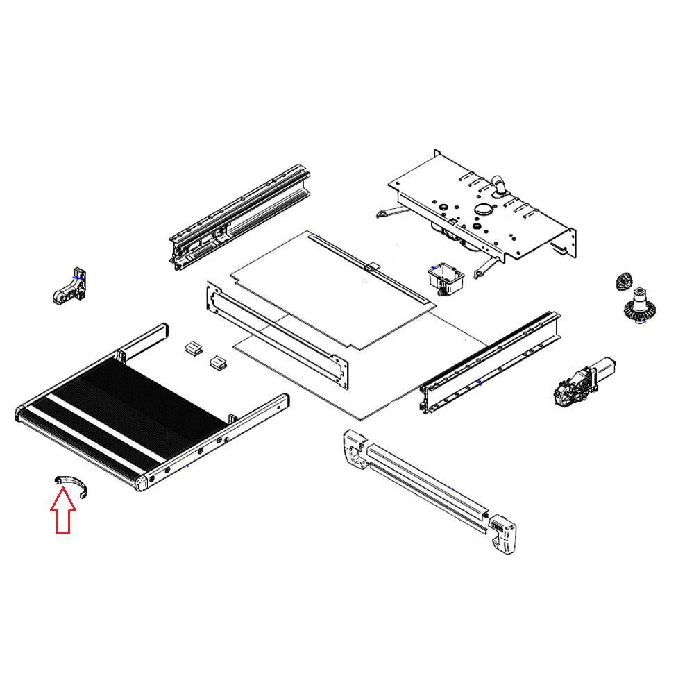 Thule Slide-Out Safety Hook Footboard SO