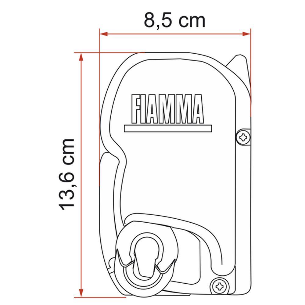 Fiamma F45S 325 Deep Black-Royal Grey