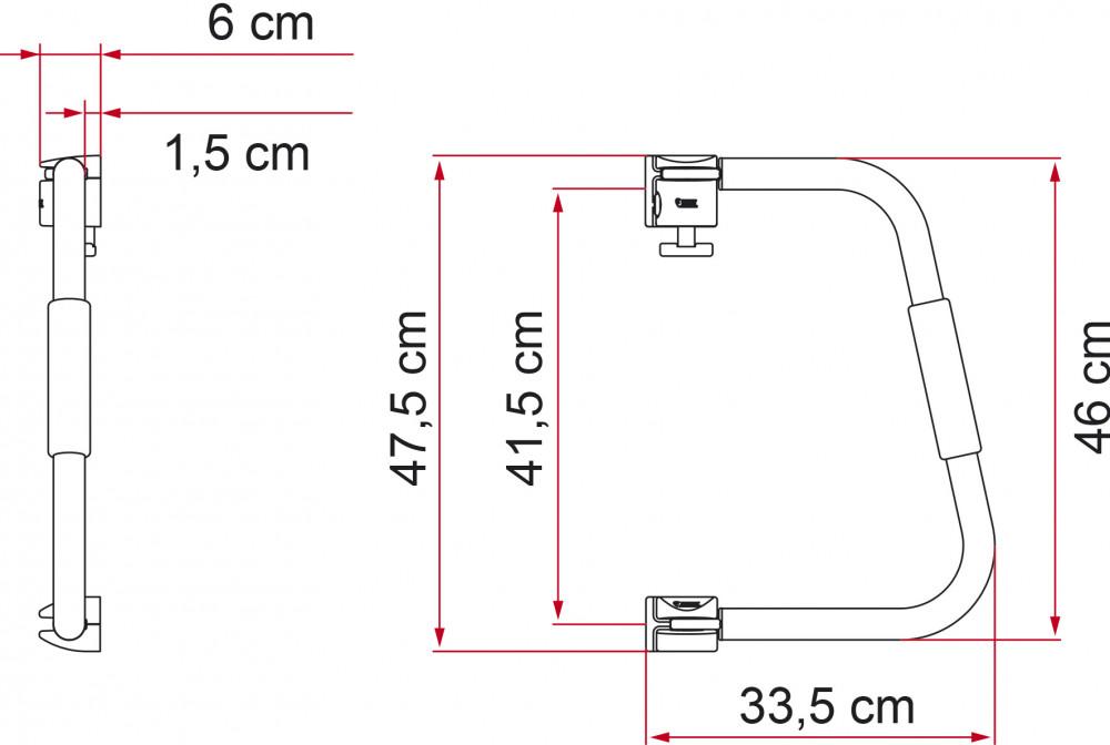 Fiamma Instapbeugel Security 46